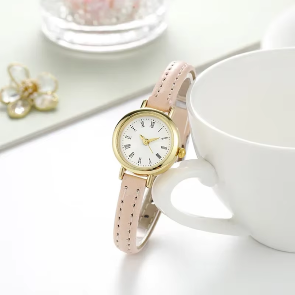 Lady Watch Accurate Thin Strap Delicate Vintage Ultra-Small Dial Decoration Alloy Academy Style Quartz Watch Clothing Accessory - Image 7