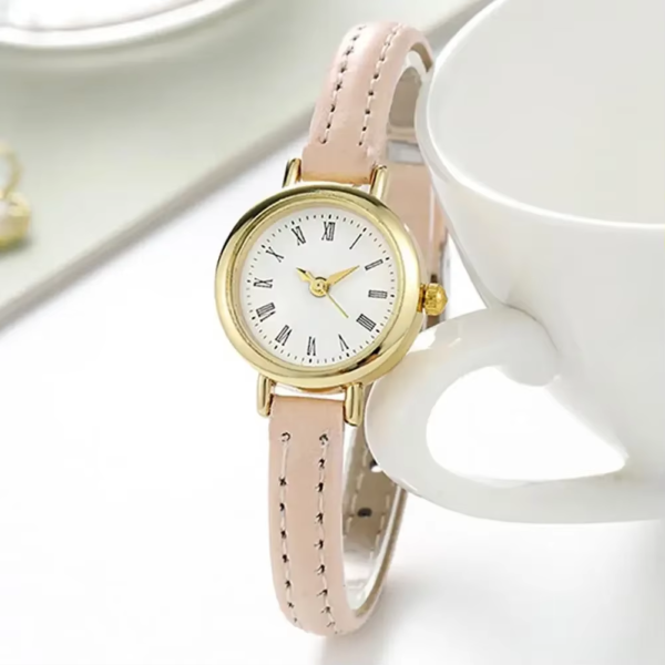 Lady Watch Accurate Thin Strap Delicate Vintage Ultra-Small Dial Decoration Alloy Academy Style Quartz Watch Clothing Accessory - Image 4