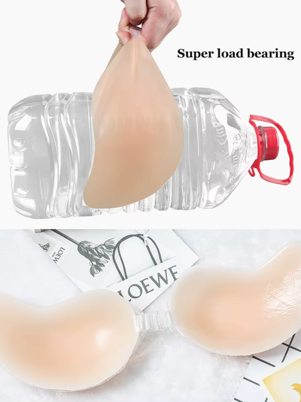 Reusable Silicone Nipple Covers Women Mango Shaped Self Adhesive Bra Strapless Push-Up Bralette Invisible Breast Petals Lingerie - Image 7