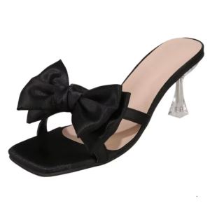 Women'S Shoes 2024 Fashion Horseshoe Heel Women'S High Heels Summer Sexy High Heels Bow Tie Shoes Ladies Zapatos Mujer